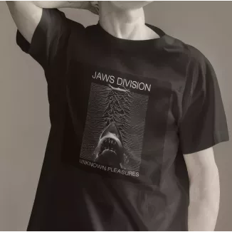 JAWS DIVISION t-shirt homme col rond 100% coton