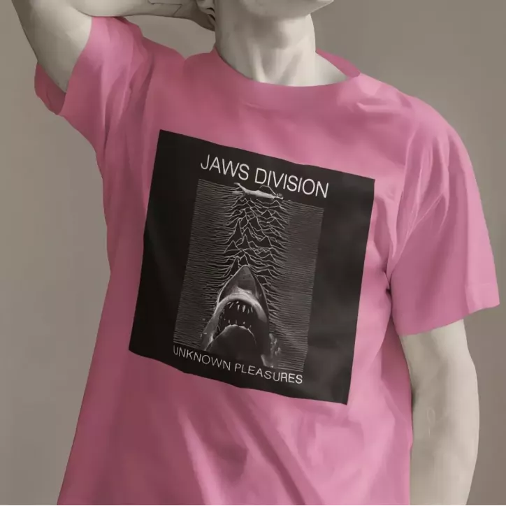 JAWS DIVISION t-shirt homme col rond 100% coton