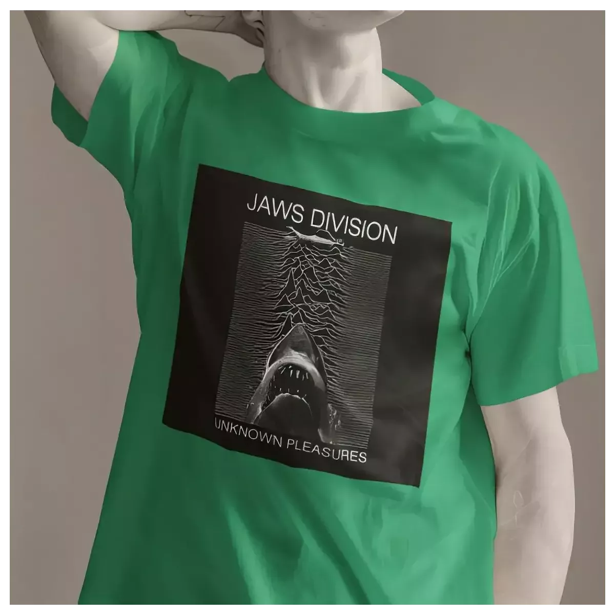 JAWS DIVISION t-shirt homme col rond 100% coton