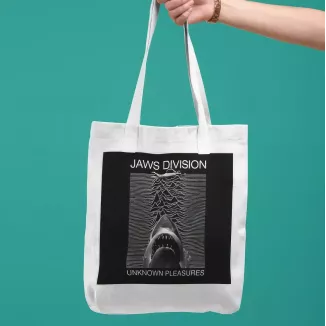 JAWS DIVISION tote bag 100% coton