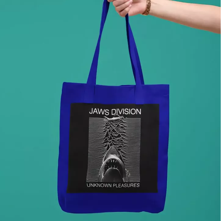 JAWS DIVISION tote bag 100% coton