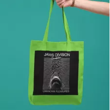 JAWS DIVISION tote bag 100% coton