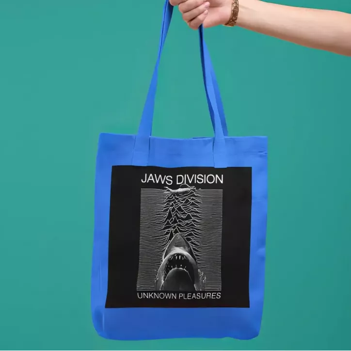 JAWS DIVISION tote bag 100% coton