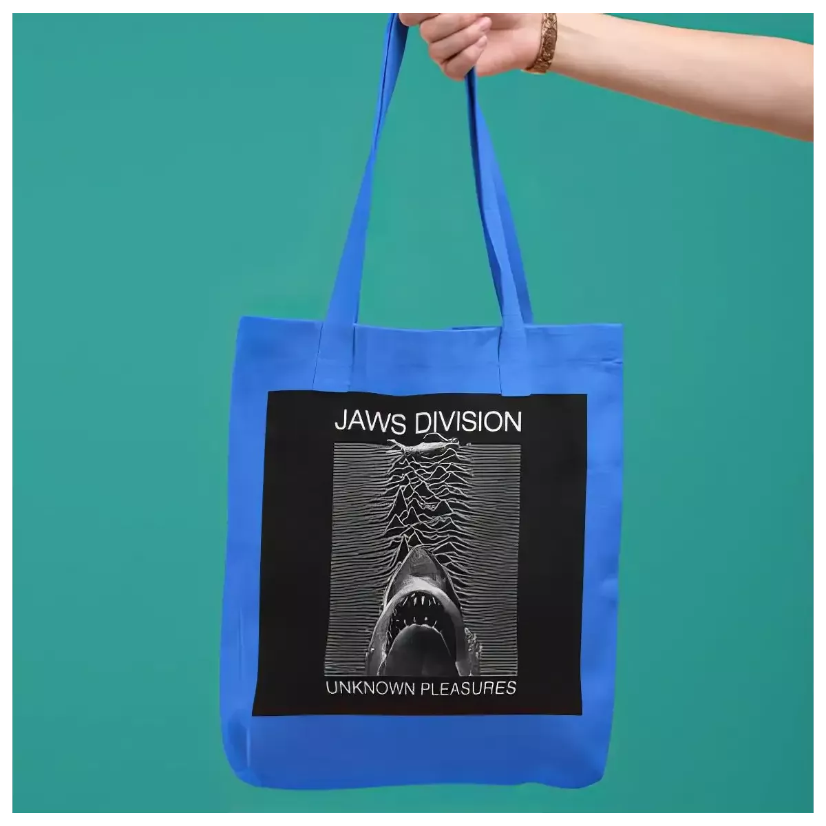 JAWS DIVISION tote bag 100% coton