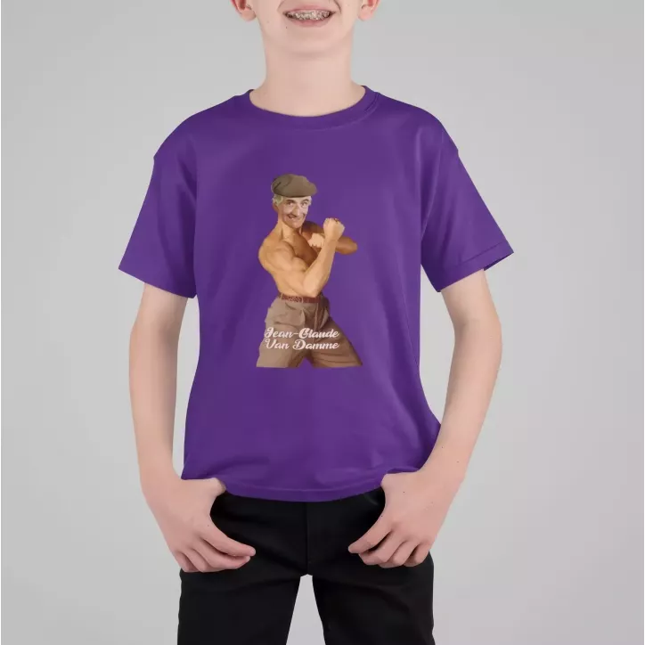 JEAN-GLAUDE VAN DAMME t-shirt enfant unisexe 100% coton