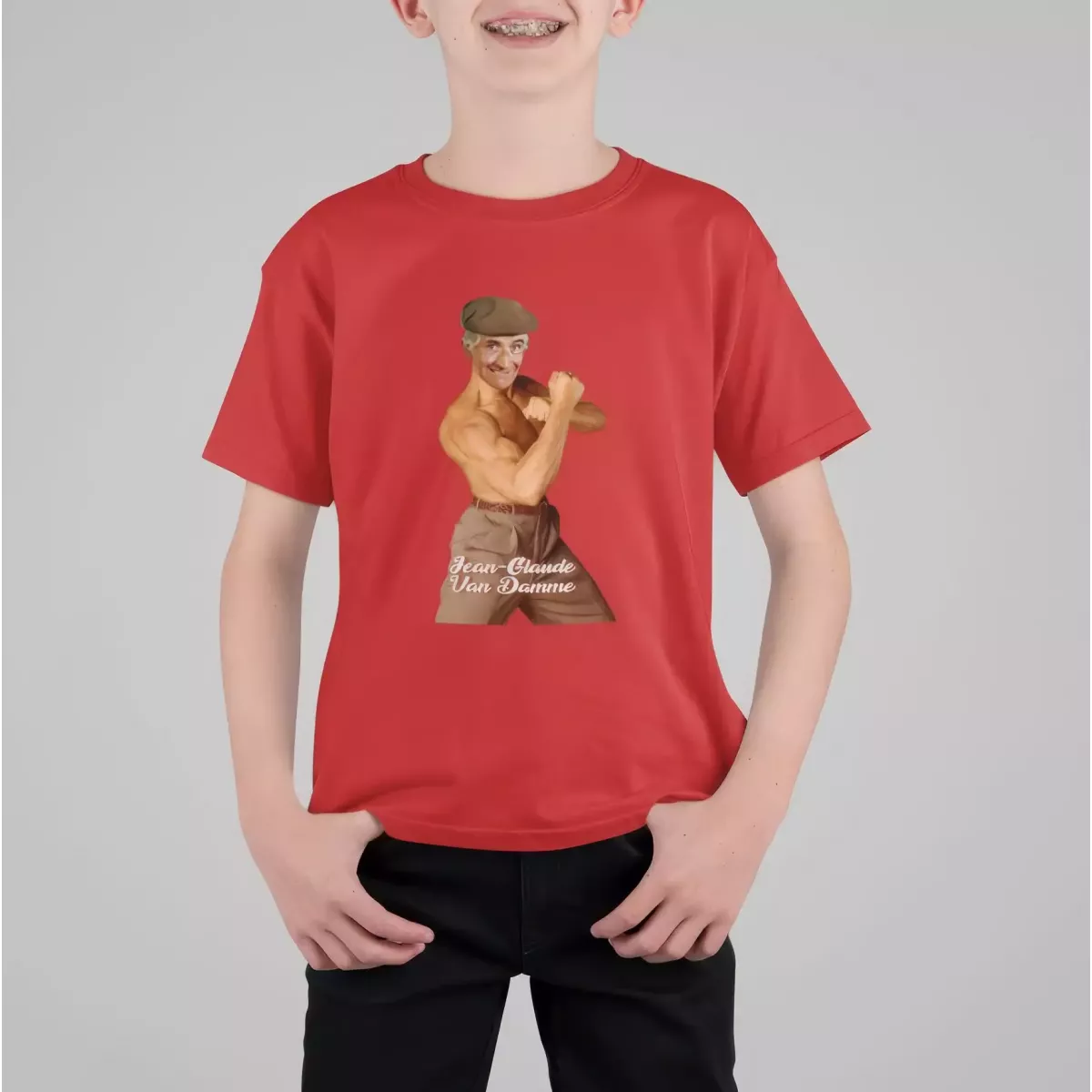 JEAN-GLAUDE VAN DAMME t-shirt enfant unisexe 100% coton