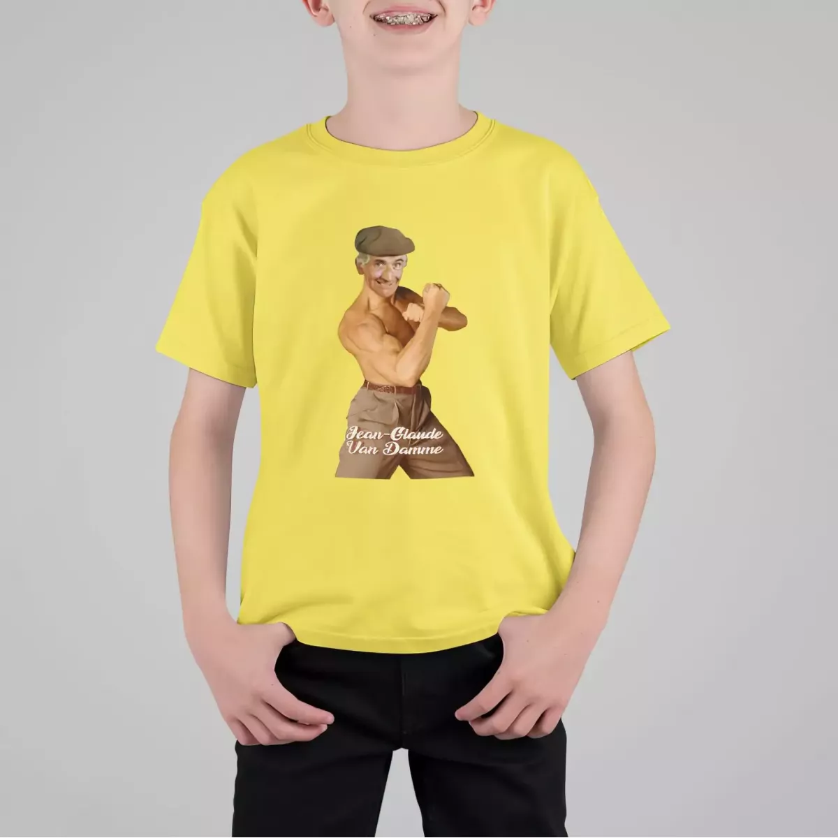 JEAN-GLAUDE VAN DAMME t-shirt enfant unisexe 100% coton