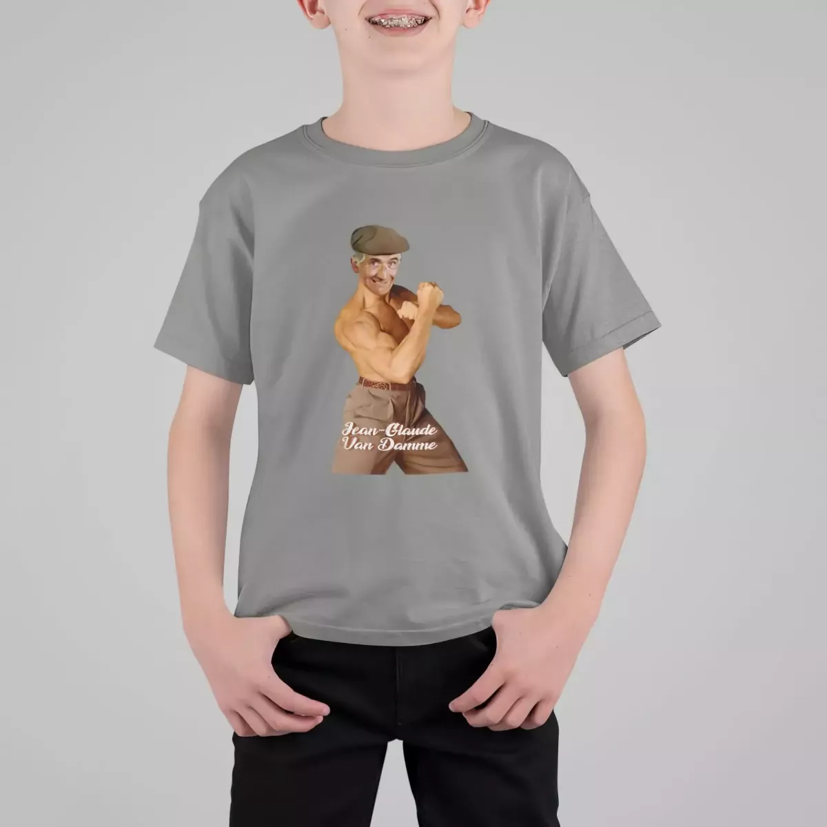 JEAN-GLAUDE VAN DAMME t-shirt enfant unisexe 100% coton