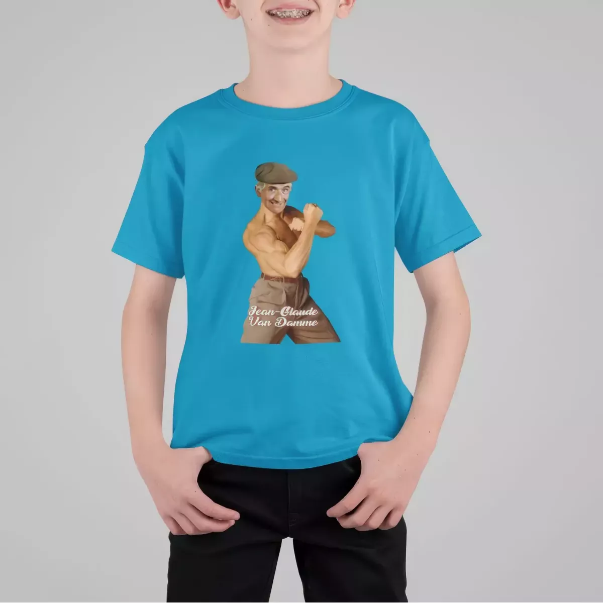 JEAN-GLAUDE VAN DAMME t-shirt enfant unisexe 100% coton