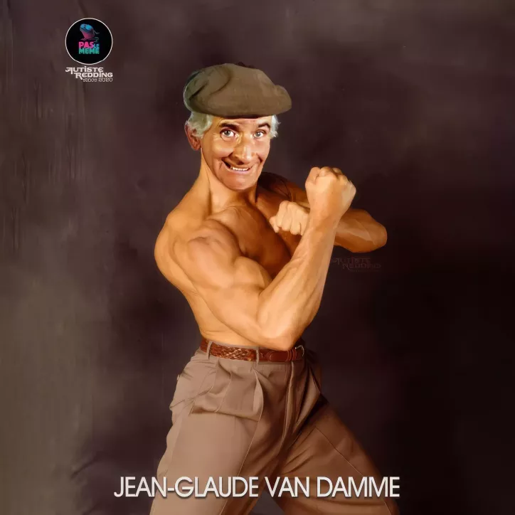 JEAN-GLAUDE VAN DAMME Mug blanc