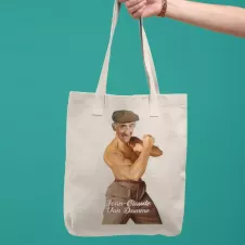 JEAN-GLAUDE VAN DAMME Tote Bag 100% coton