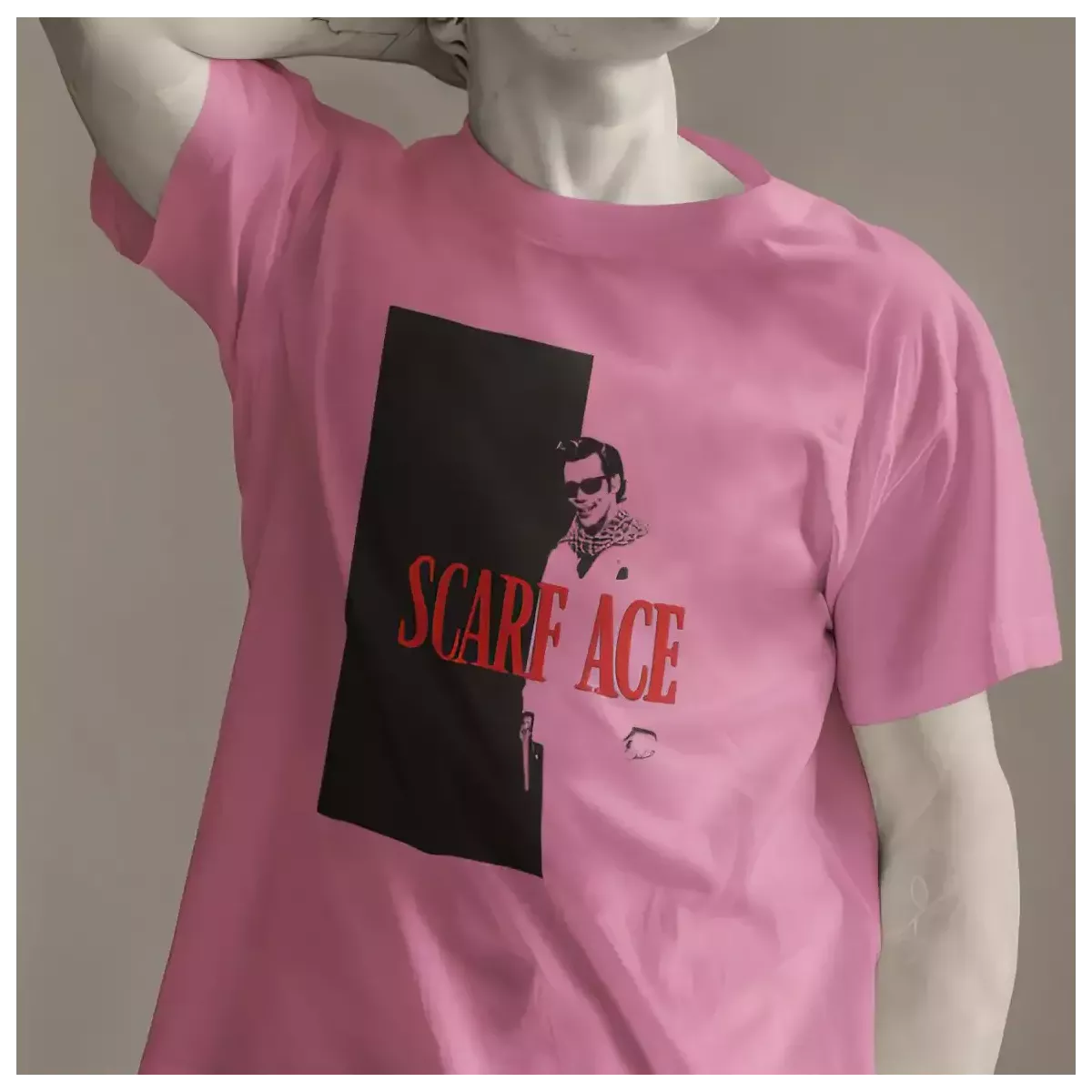 SCARF ACE t-shirt homme col rond 100% coton  190g/m²