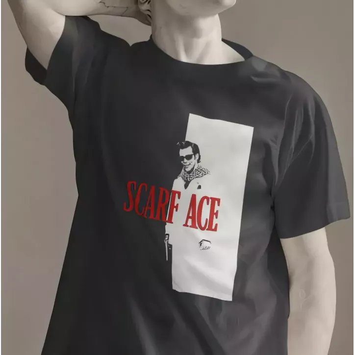 SCARF ACE t-shirt homme col rond 100% coton  190g/m²