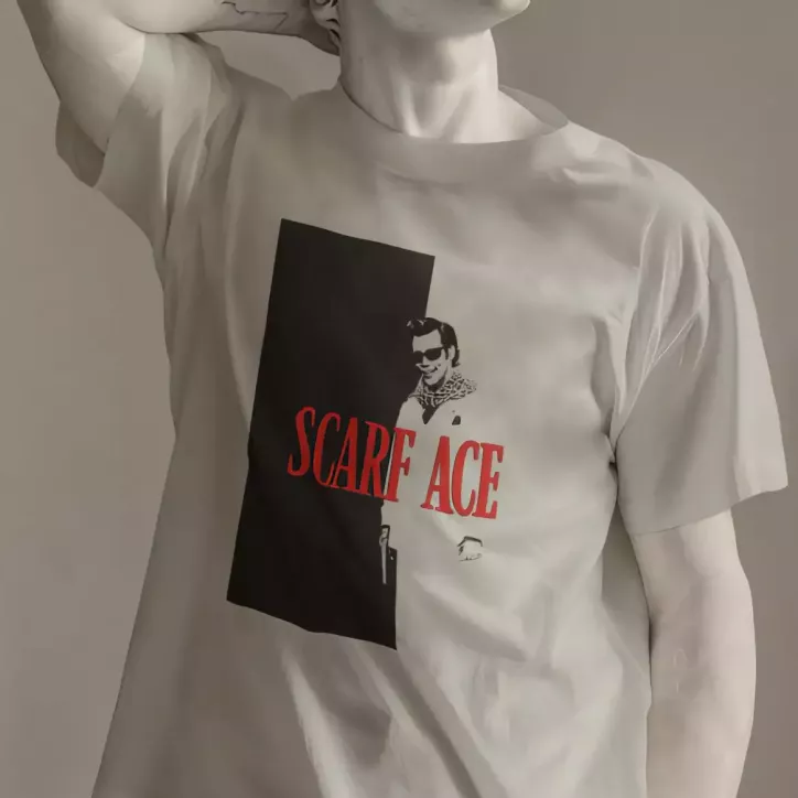 SCARF ACE t-shirt homme col rond 100% coton  190g/m²