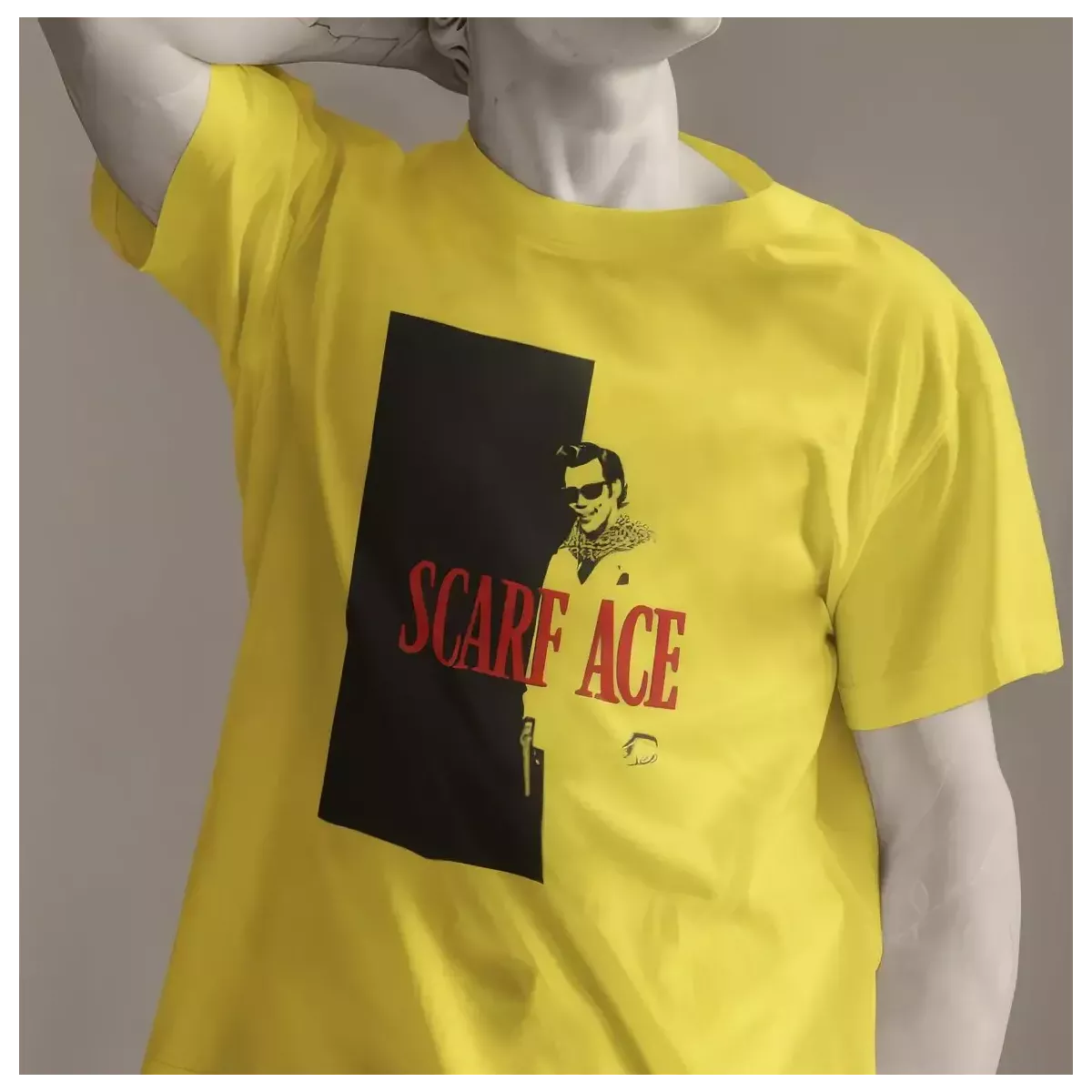 SCARF ACE t-shirt homme col rond 100% coton  190g/m²