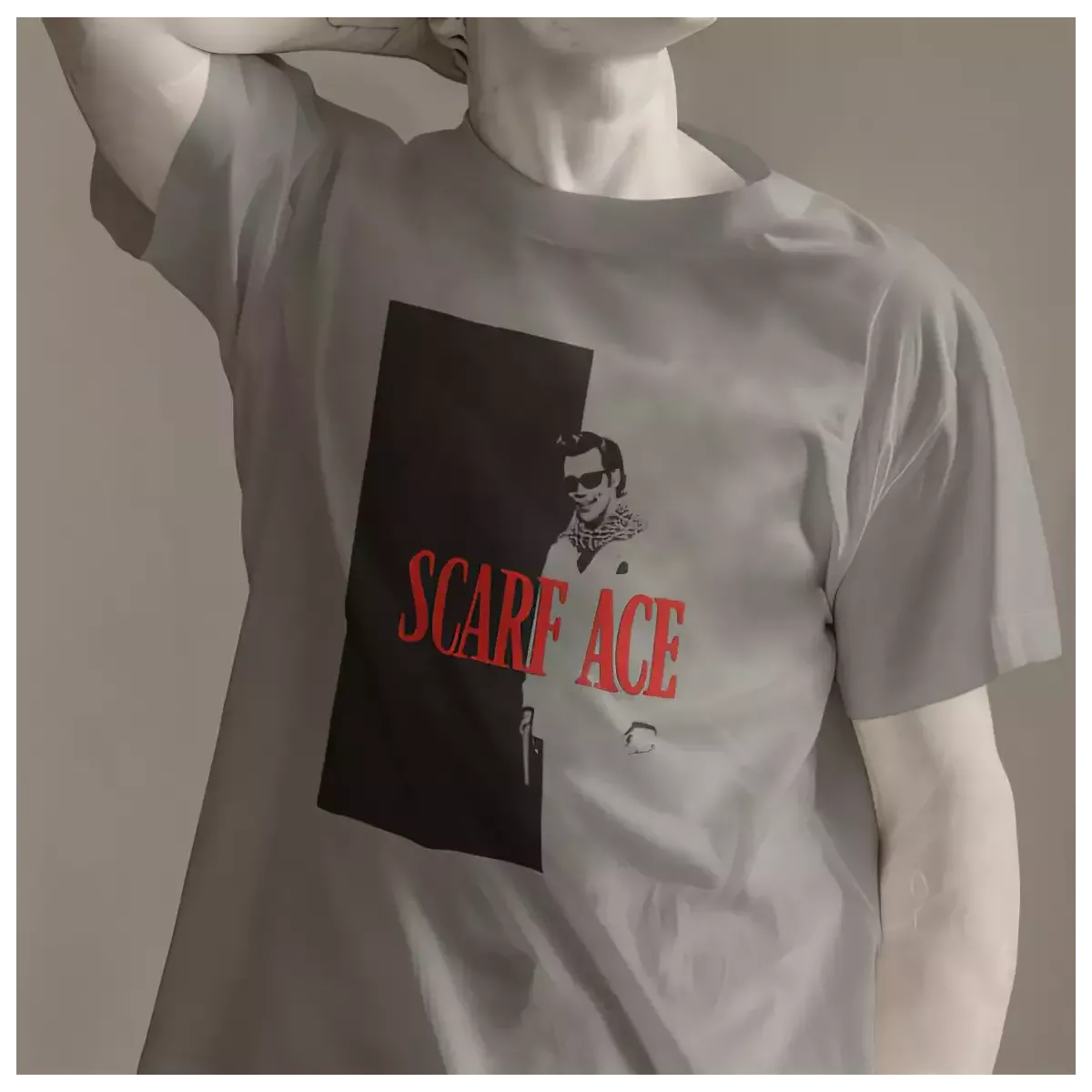 SCARF ACE t-shirt homme col rond 100% coton  190g/m²