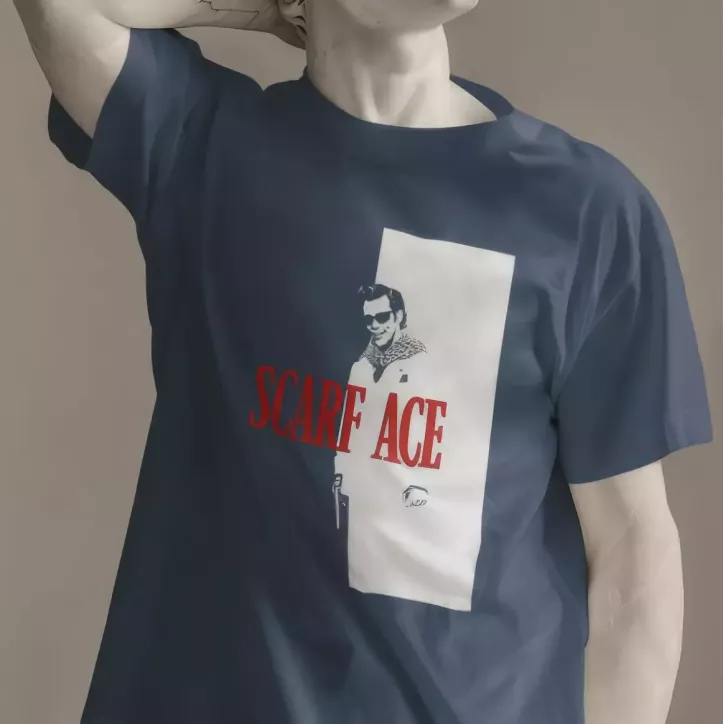 SCARF ACE t-shirt homme col rond 100% coton  190g/m²