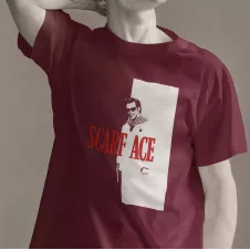 SCARF ACE t-shirt homme col rond 100% coton  190g/m²