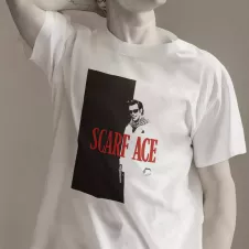 SCARF ACE t-shirt homme col rond 100% coton  190g/m²