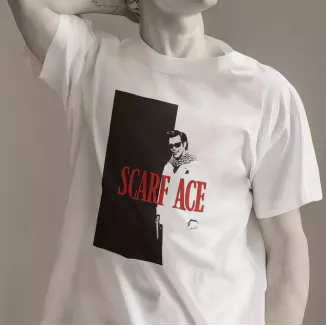 SCARF ACE t-shirt homme col rond 100% coton  190g/m²