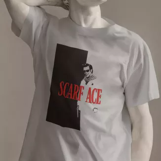 SCARF ACE t-shirt homme col rond 100% coton  190g/m²