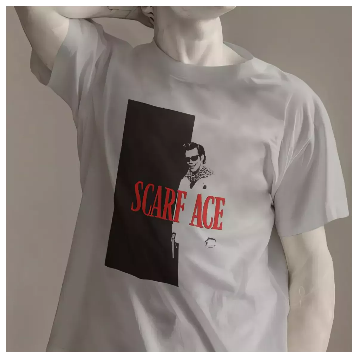 SCARF ACE t-shirt homme col rond 100% coton  190g/m²