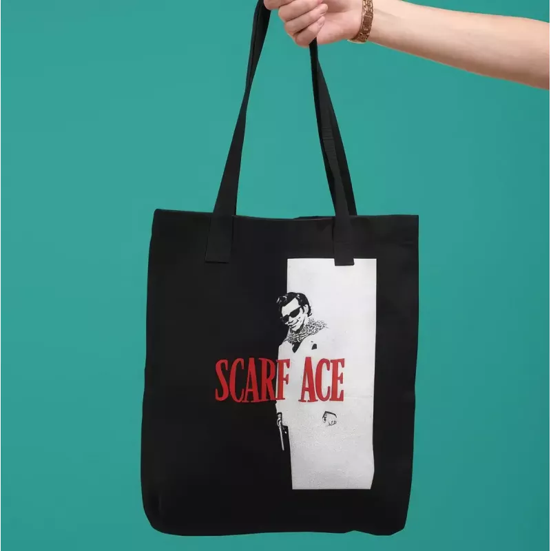 SCARF ACE tote bag 100% coton