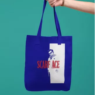 SCARF ACE tote bag 100% coton