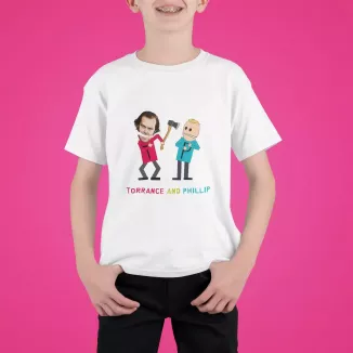 TORRANCE AND PHILLIP t-shirt unisexe enfant 100% coton 150g/m²