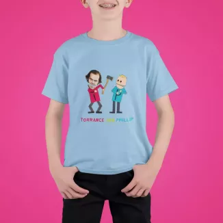 TORRANCE AND PHILLIP t-shirt unisexe enfant 100% coton 150g/m²