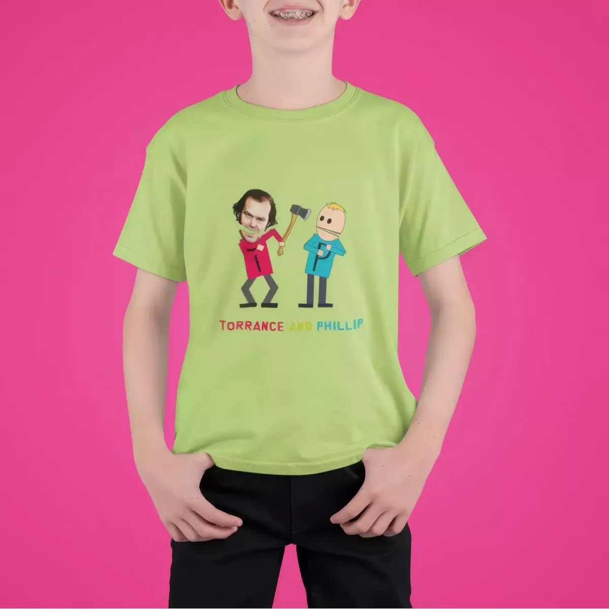 TORRANCE AND PHILLIP t-shirt unisexe enfant 100% coton 150g/m²