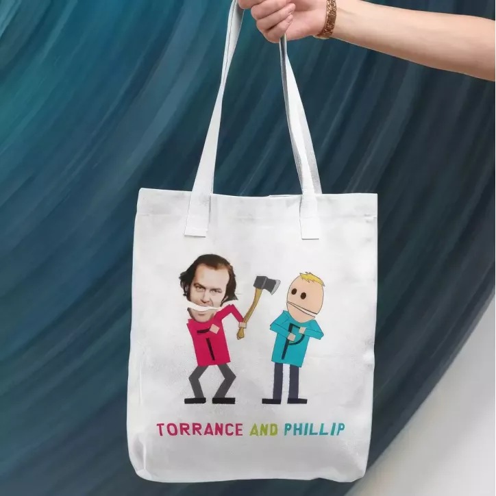 TORRANCE AND PHILLIP tote bag 100% coton