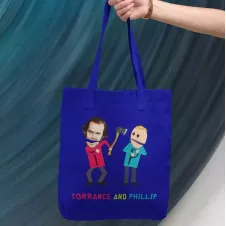 TORRANCE AND PHILLIP tote bag 100% coton