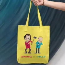 TORRANCE AND PHILLIP tote bag 100% coton