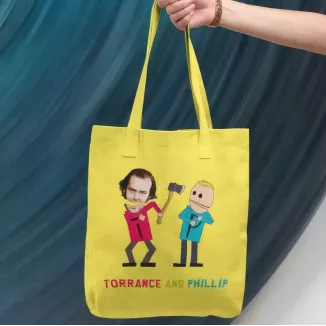 TORRANCE AND PHILLIP tote bag 100% coton