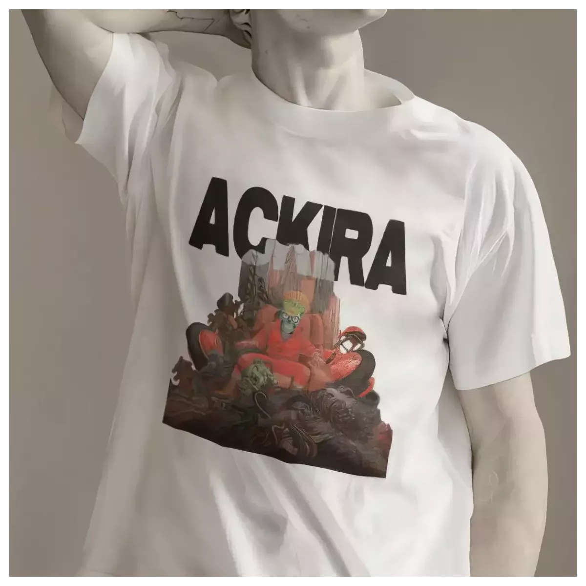 ACKIRA t-shirt homme col rond 100% coton 190g/m²