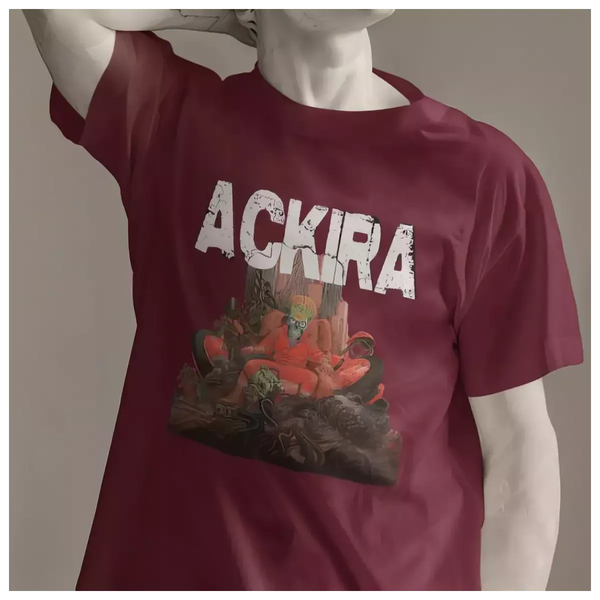 ACKIRA t-shirt homme col rond 100% coton 190g/m²