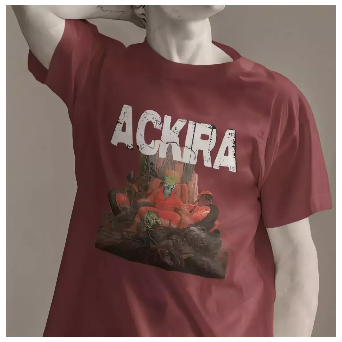 ACKIRA t-shirt homme col rond 100% coton 190g/m²