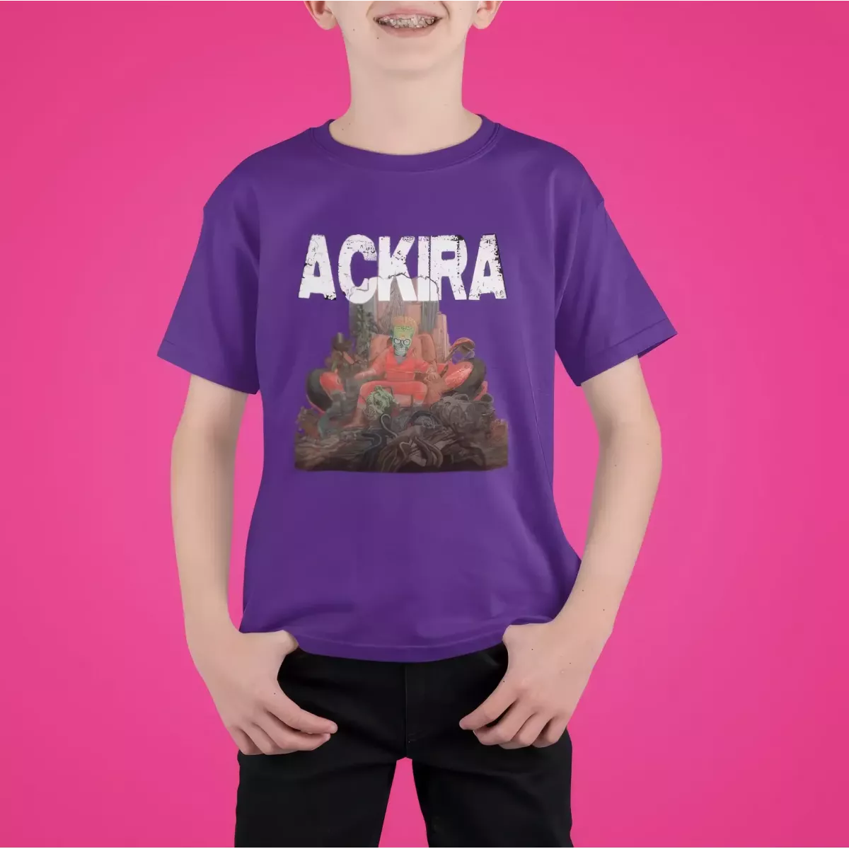 ACKIRA t-shirt unisexe enfant 100% coton 150g/m²