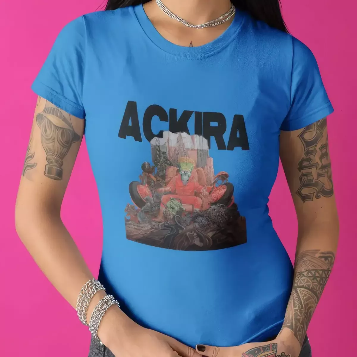 ACKIRA t-shirt femme col rond 100% coton 190g/m²