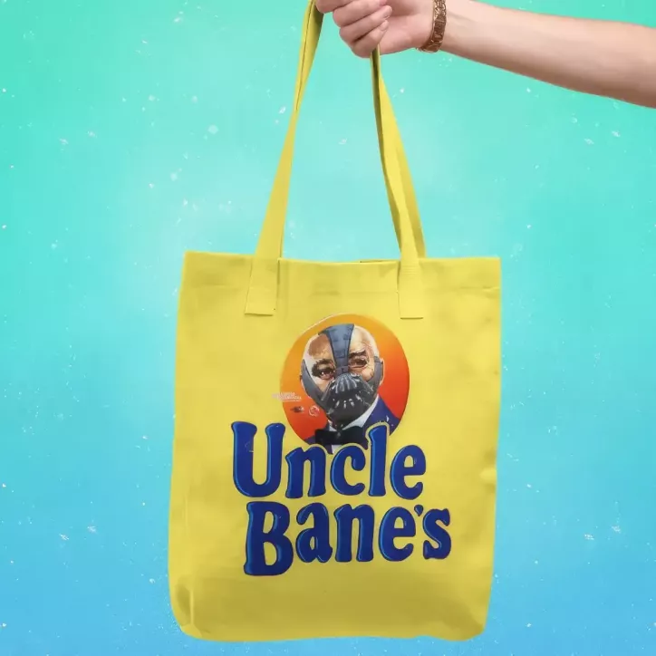 UNCLE BANE'S tote bag 100% coton