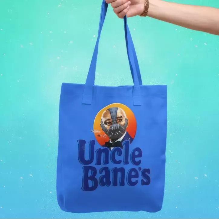 UNCLE BANE'S tote bag 100% coton