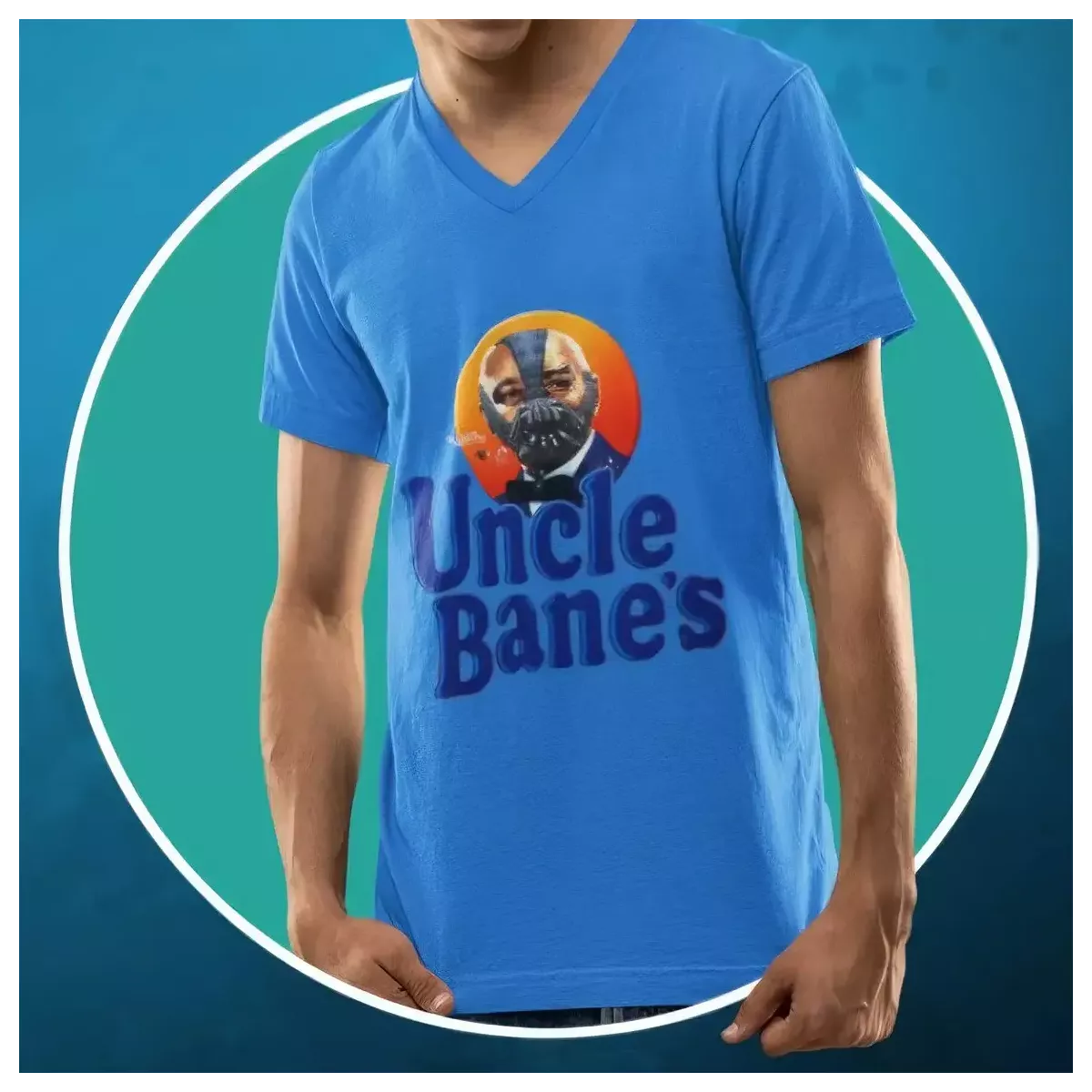 UNCLE BANE'S t-shirt homme col V 100% coton - 190g/m²