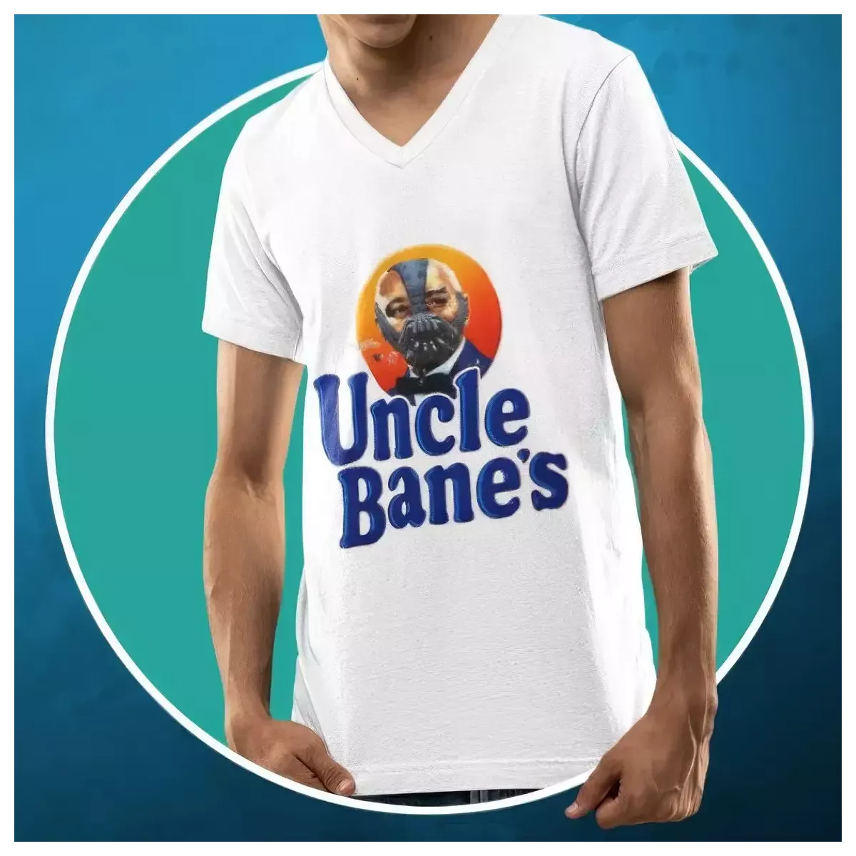 UNCLE BANE'S t-shirt homme col V 100% coton - 190g/m²