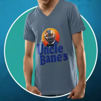 UNCLE BANE'S t-shirt homme col V 100% coton - 190g/m²