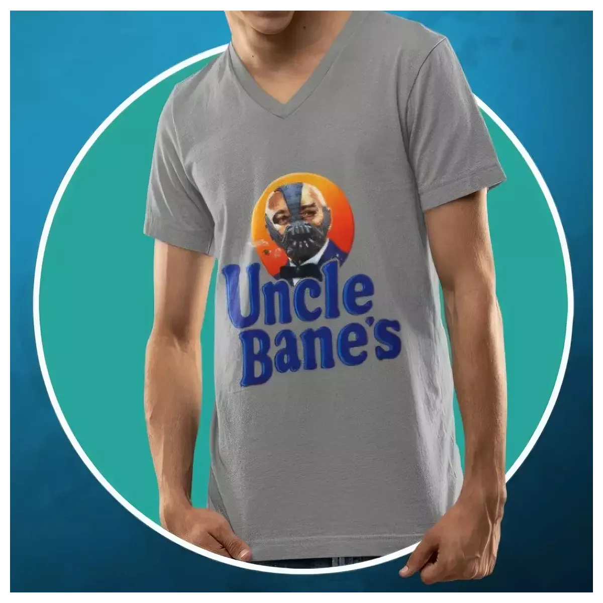 UNCLE BANE'S t-shirt homme col V 100% coton - 190g/m²