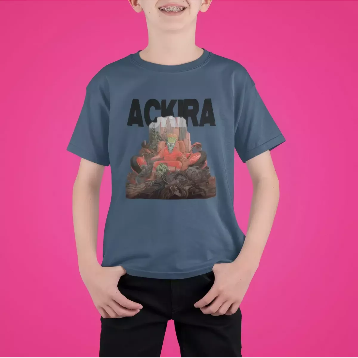 ACKIRA  t-shirt unisexe enfant 100% coton - 150g/m²