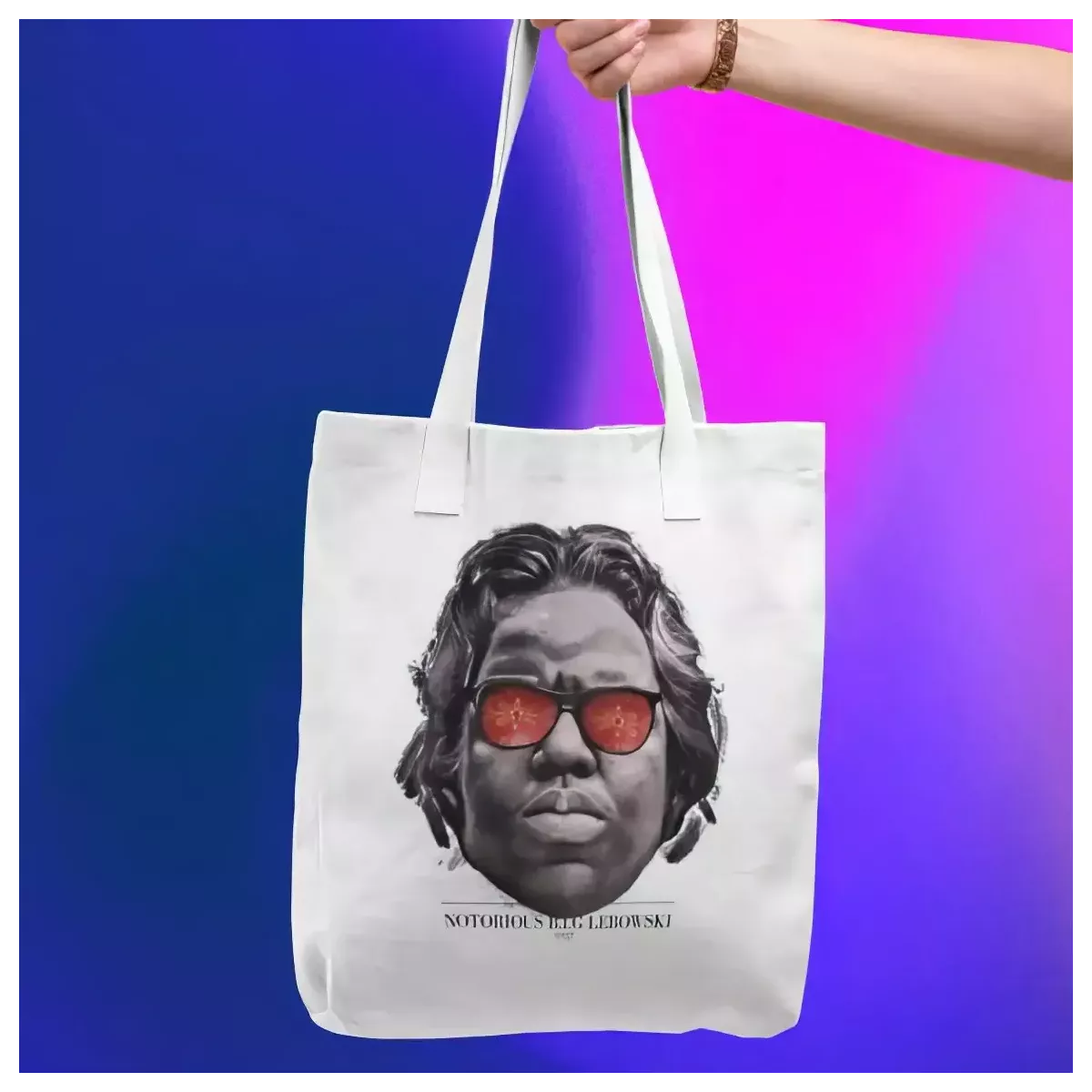 THE NOTORIOUS B.I.G LEBOSWKI tote bag 100% coton - 140g/m²