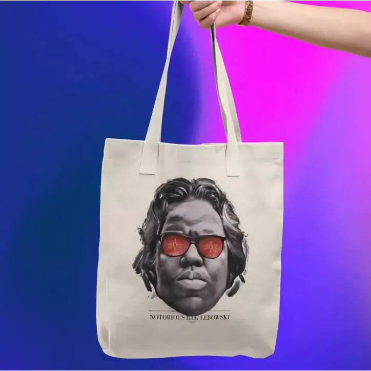 THE NOTORIOUS B.I.G LEBOSWKI tote bag 100% coton - 140g/m²