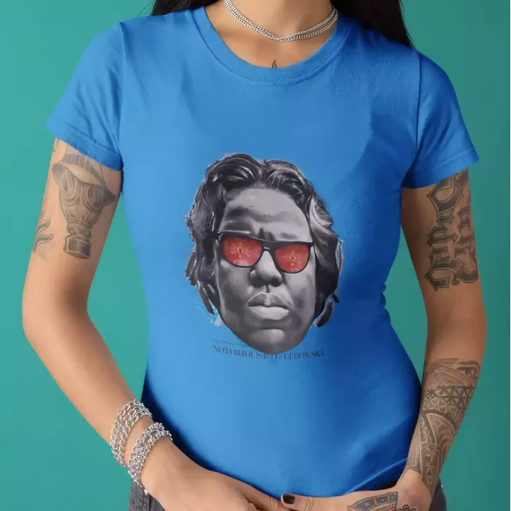 THE NOTORIOUS B.I.G LEBOSWKI t-shirt femme col rond 100% coton - 190g/m²